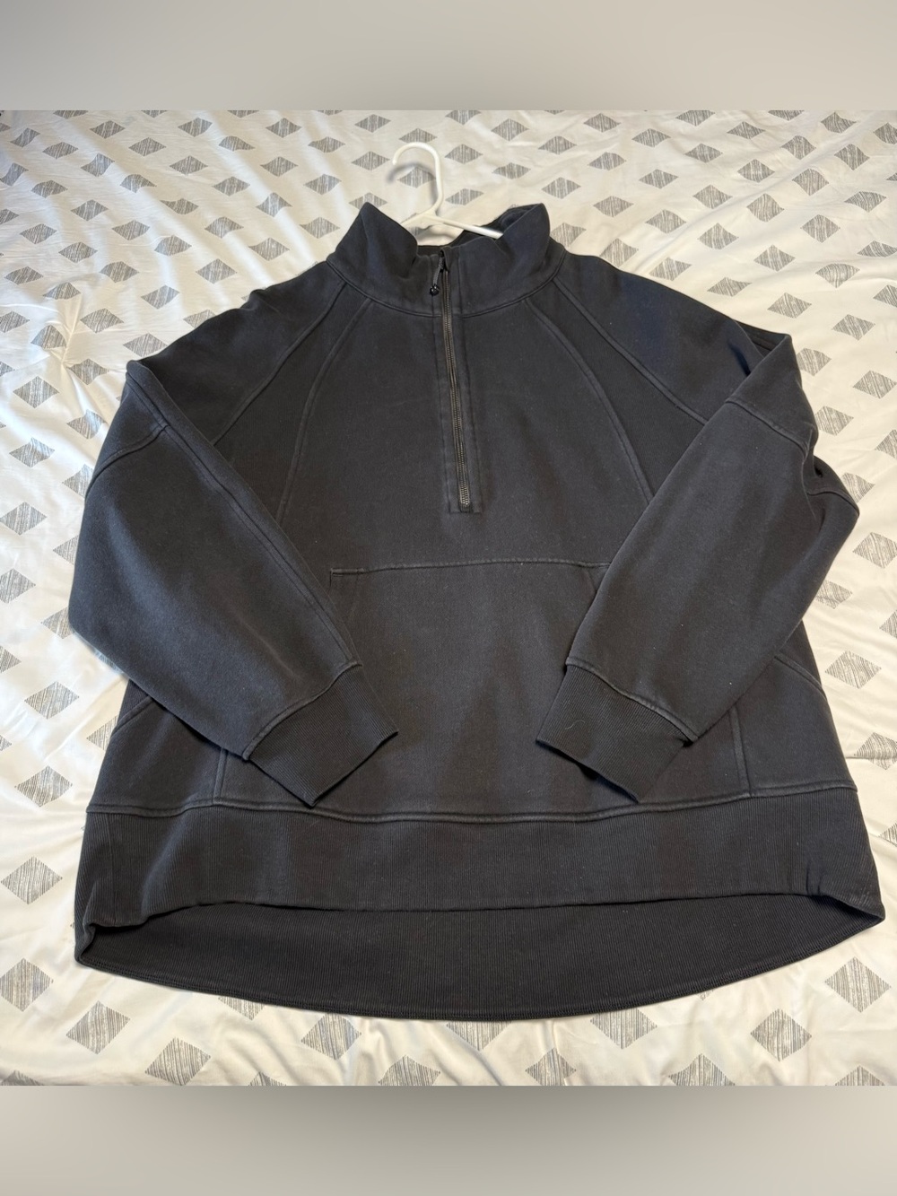 Lululemon Long Half Zip Funnel Neck Scuba